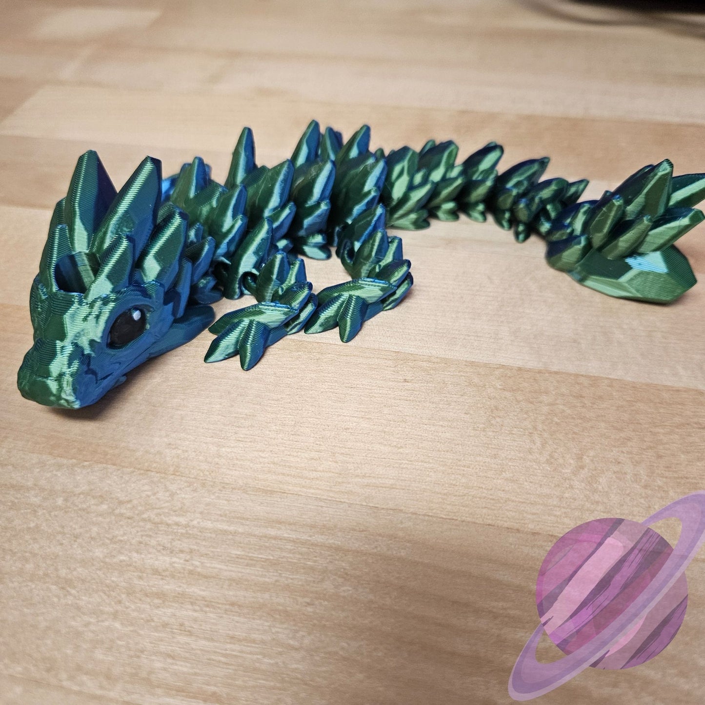 GEMSTONE DRAGON-3D PRINTED STRAW BUDDY