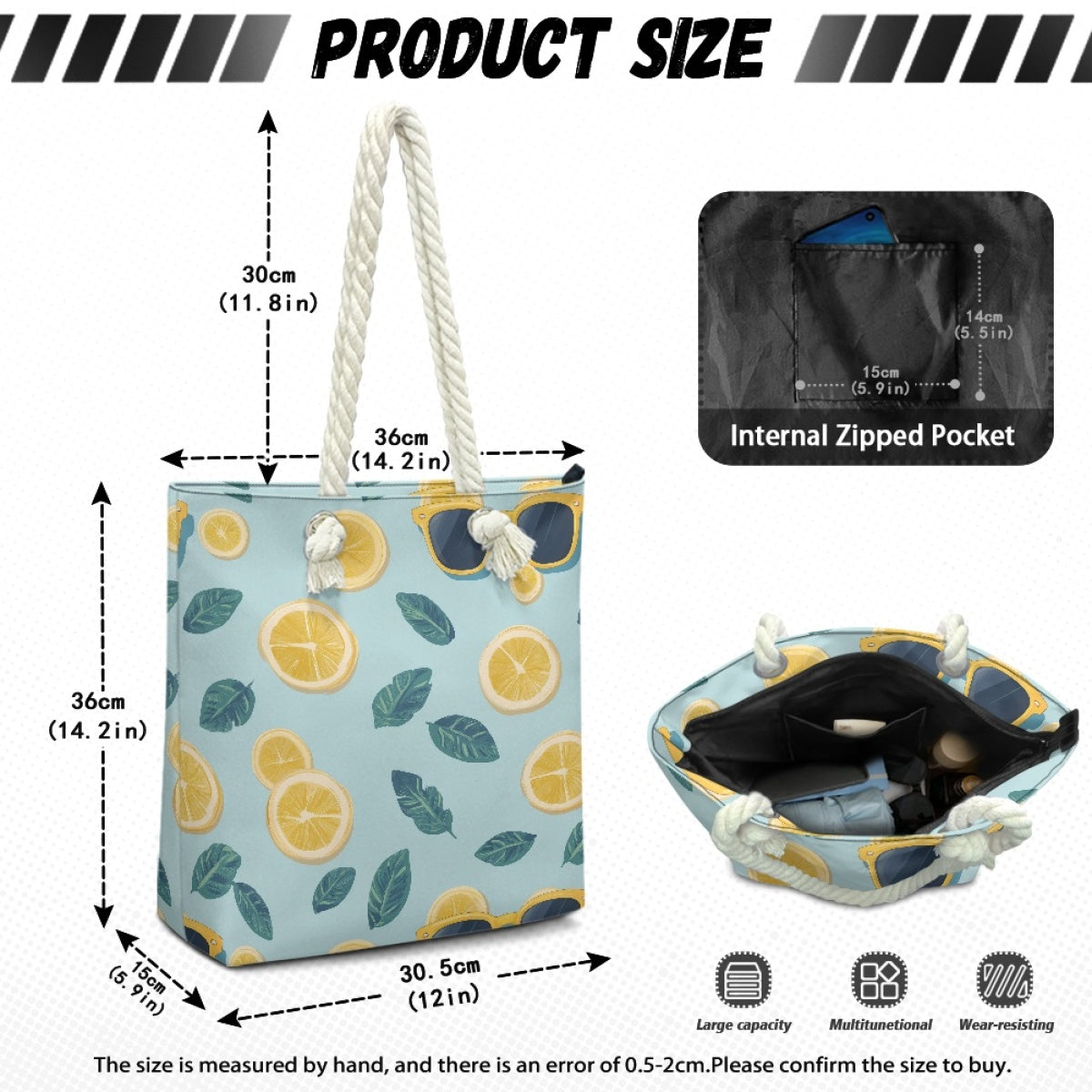 WATERCOLOR COWS-ROPE TOTE PREORDER CLOSING 5/6