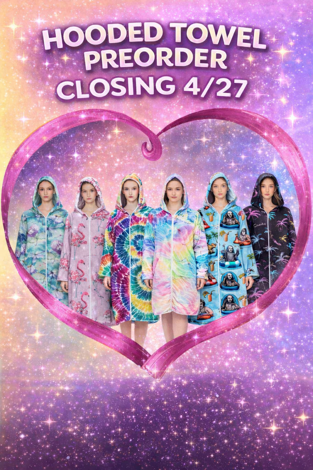 HOODED TOWEL PREORDER CLOSING 4/27