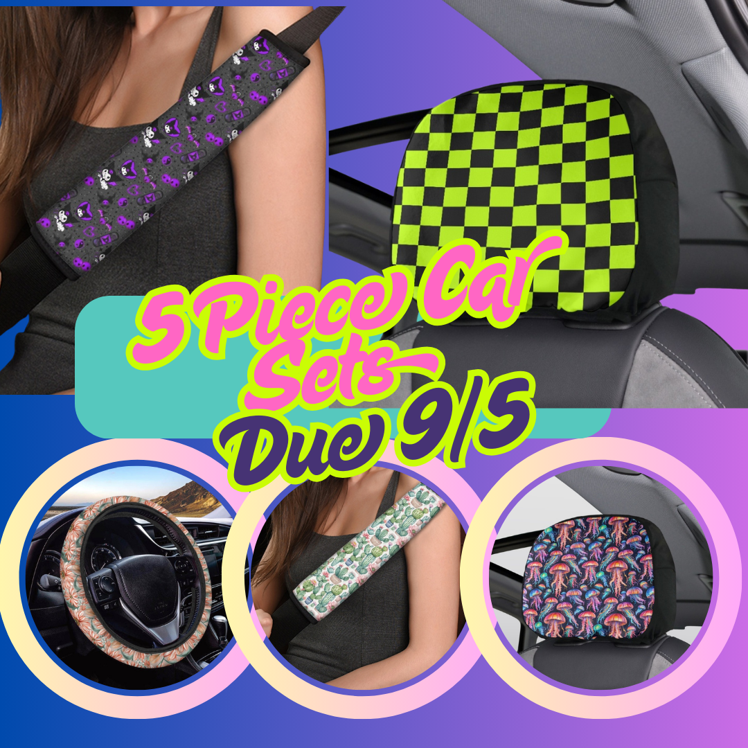 5 PIECE CAR SETS PREORDER CLOSING 9/5