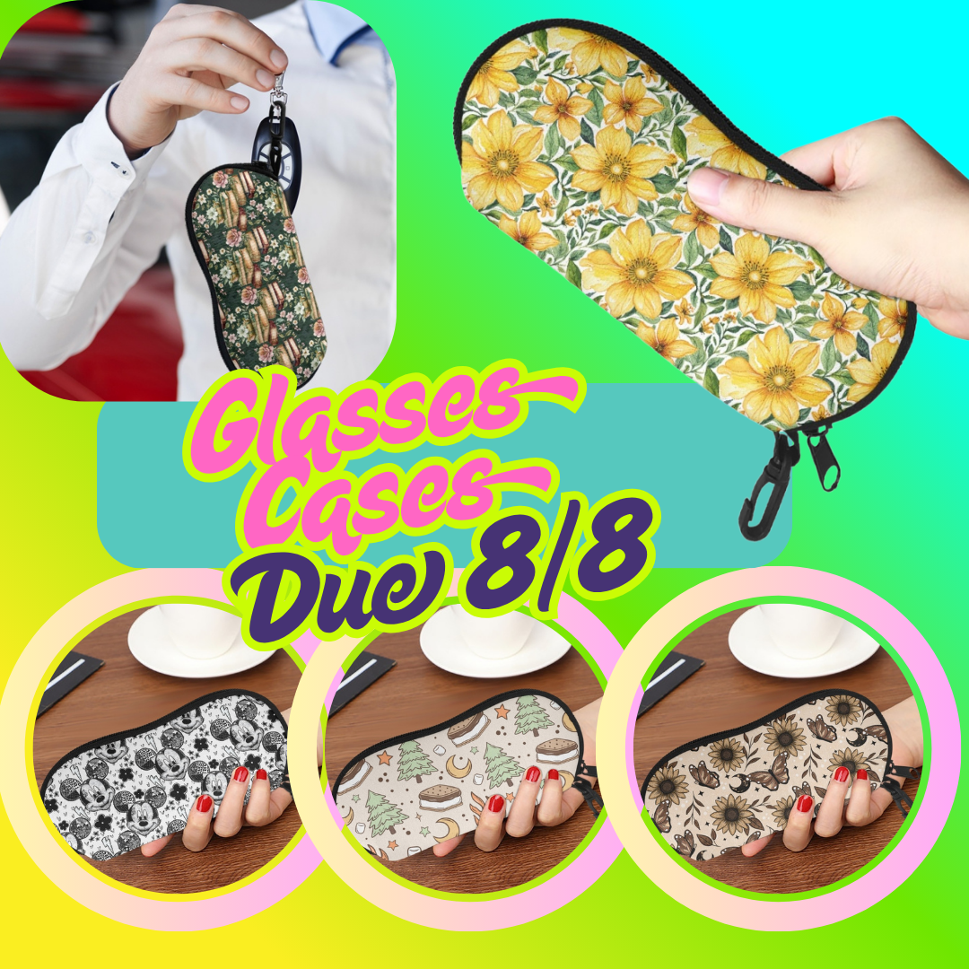 GLASSES CASES PREORDER CLOSING 8/8