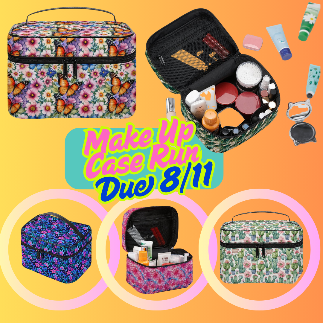 MAKE UP CASES PREORDER CLOSING 8/11