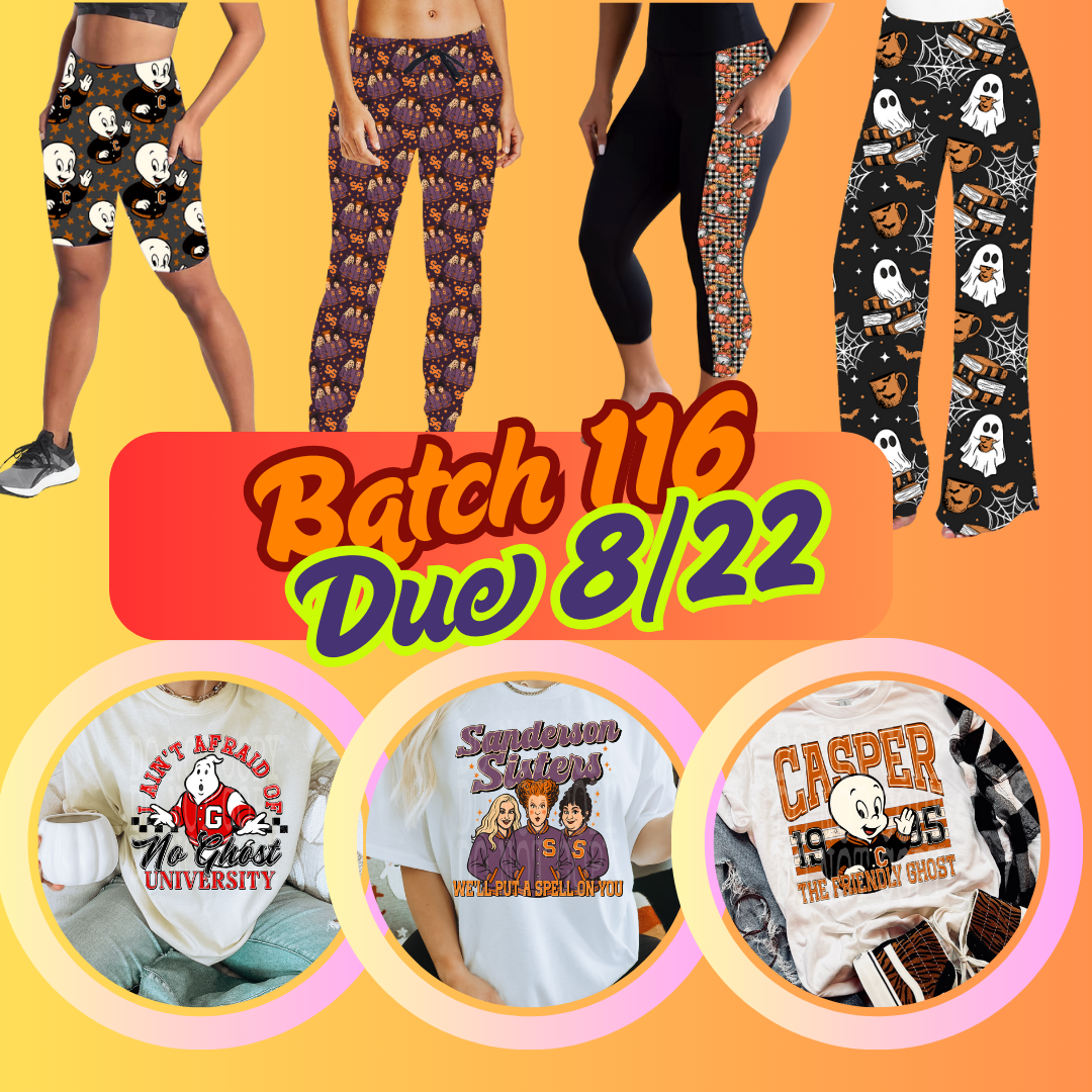 BATCH 116 PREORDER CLOSING 8/22