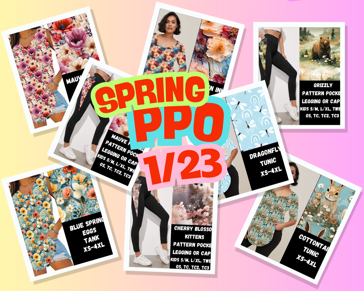 SPRING PPO RUN- PREORDER CLOSING 1/23