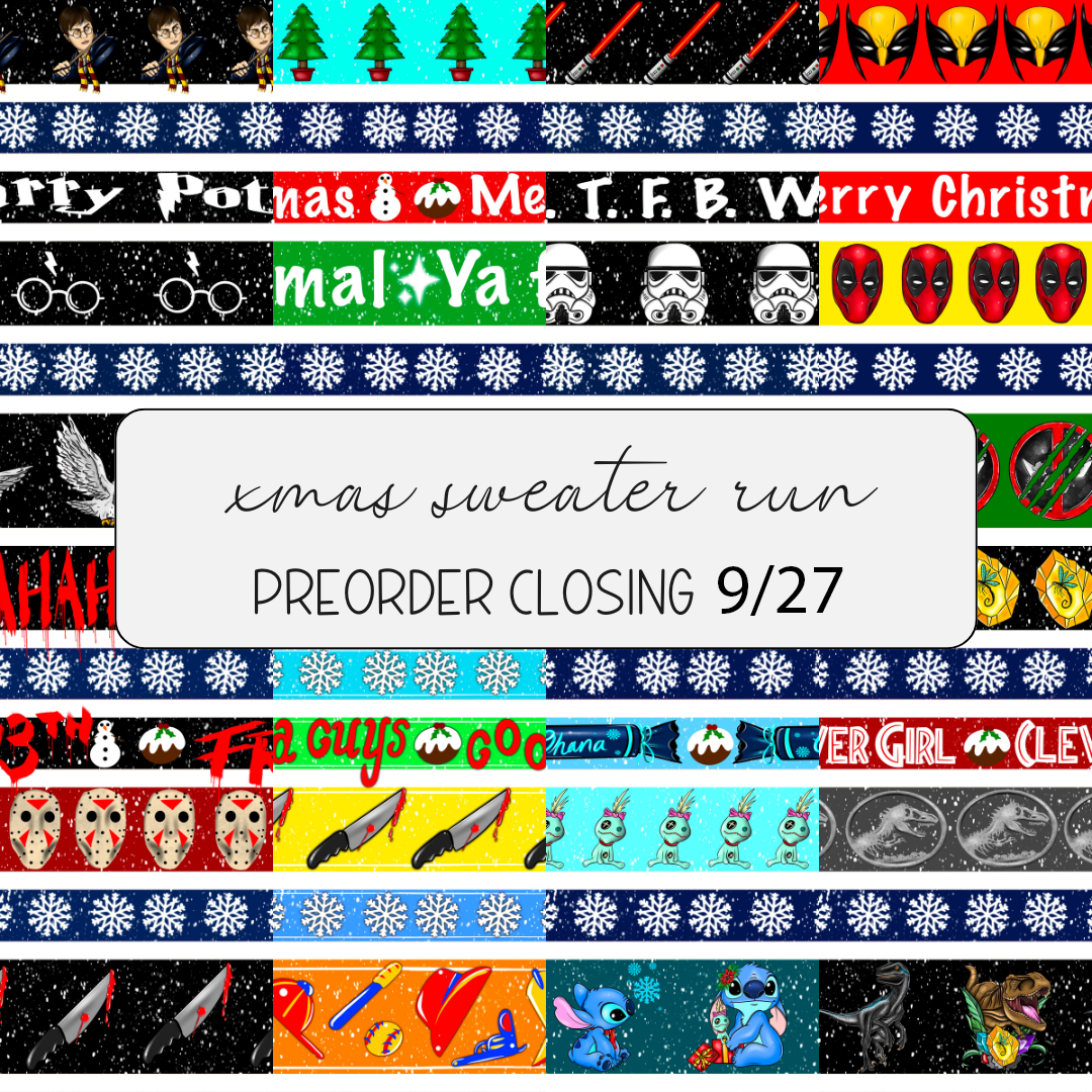 XMAS SWEATER RUN- BOTTOMS AND HOODIES- PREORDER CLOSING 9/27