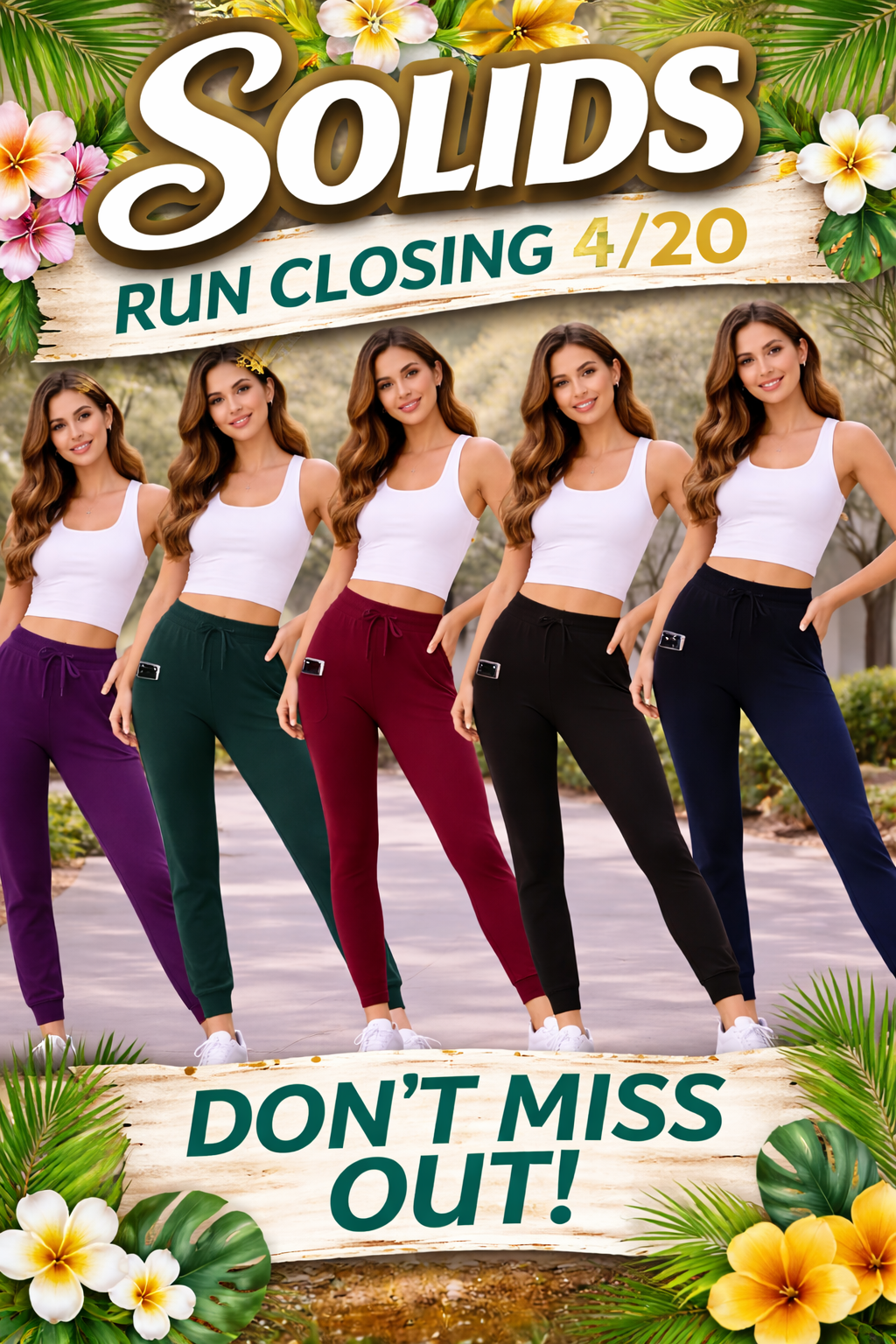 SOLID LEGGINGS & JOGGERS PREORDER CLOSING 4/20