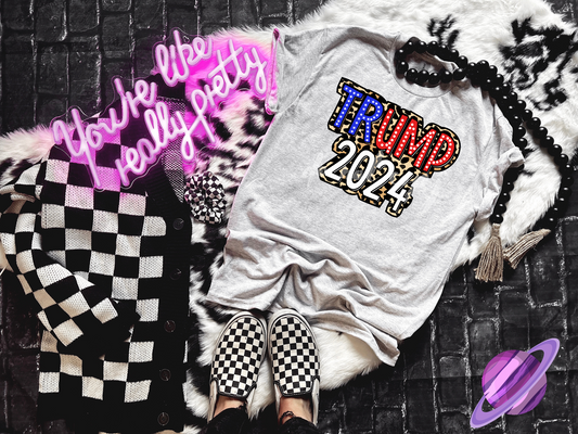 TRUMP 2024 LEOPARD TEE