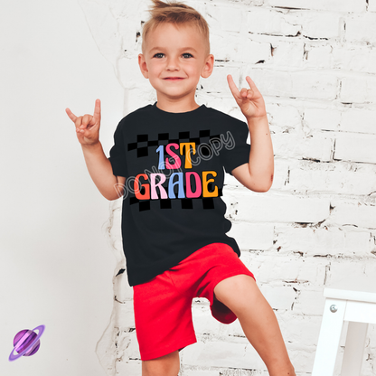 PINK 1ST GRADE TEE