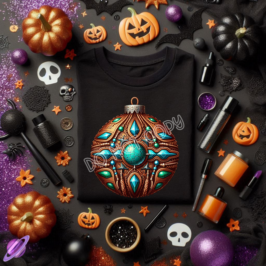 LEATHER ORNAMENT PATCH TEE