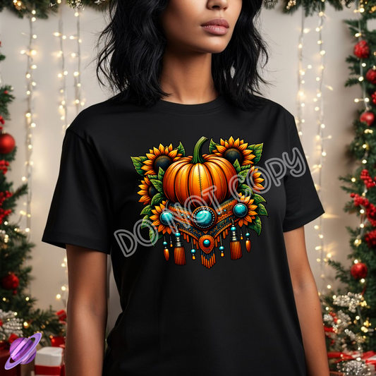 SUNFLOWER PUMPKIN TEE