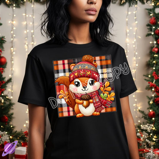 QUILTED SQUIRREL TEE