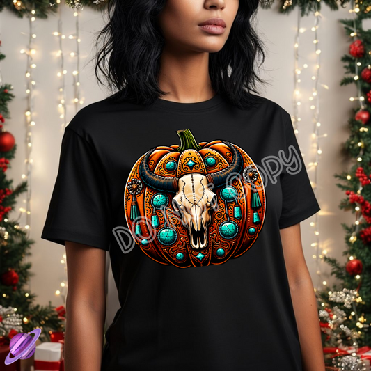 SKULL PUMPKIN TEE