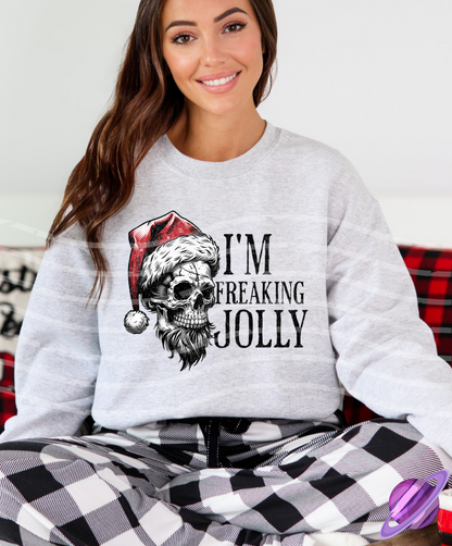 I'M FREAKING JOLLY BEARD SWEATSHIRT