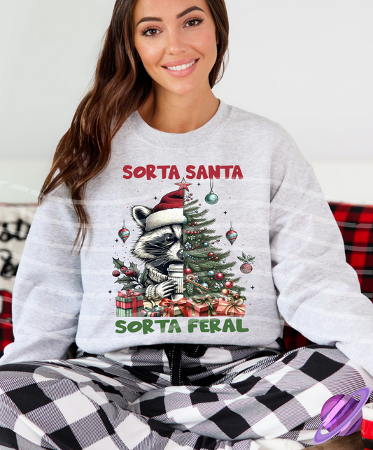 SORTA SANTA SORTA FERAL SWEATSHIRT