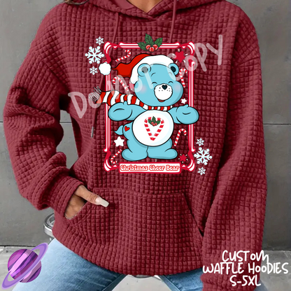 MERRY BEAR - CUSTOM WAFFLE HOODIES PREORDER CLOSING 11/19