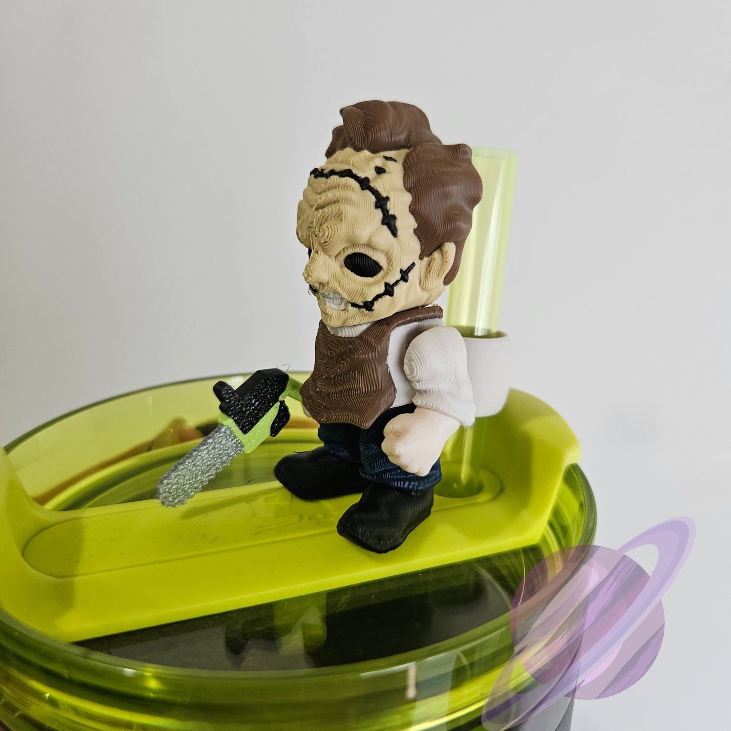 CHAINSAW GUY-3D PRINTED STRAW BUDDY