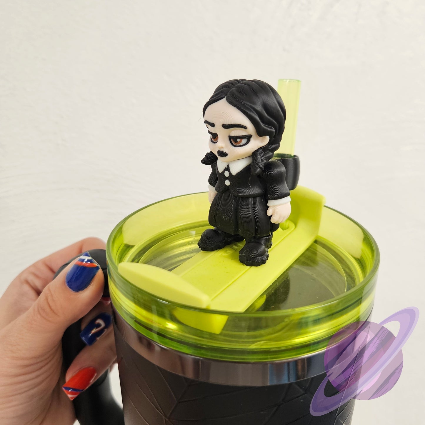 CREEPY GIRL-3D PRINTED STRAW BUDDY