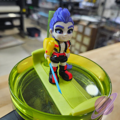 HUNTER GIRL-3D PRINTED STRAW BUDDY