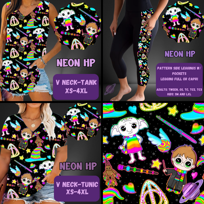 NEON HP-PATTERN PANEL OUTFIT RUN-SOFT CLOSE 7/10 HARD CLOSE 7/12