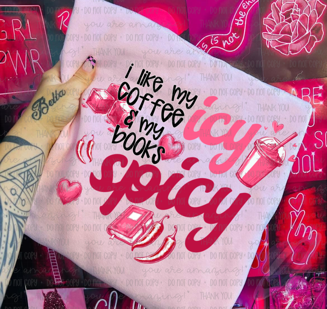 ICY COFFEE BOOKS SPICY TEE