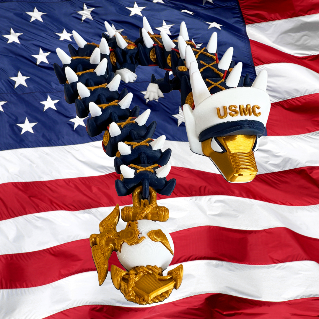 3D PRINTED MARINE DRAGON