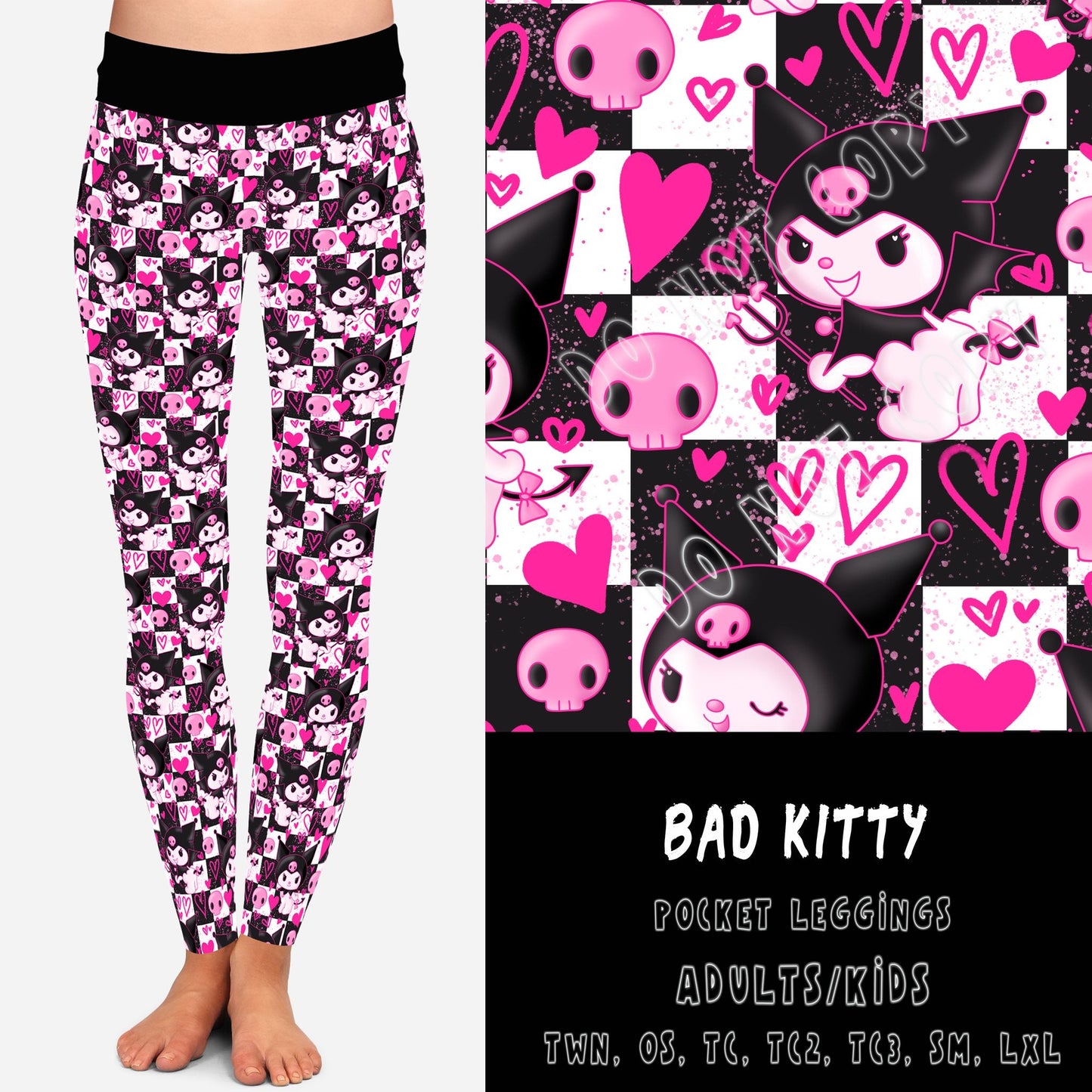 BATCH 71 -BAD KITTY-LEGGINGS/CAPRI