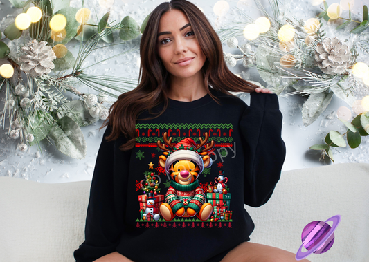 UGLY SWEATER TIGER CREWNECK SWEATSHIRT