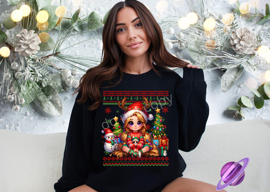 UGLY SWEATER REPUNZ CREWNECK SWEATSHIRT