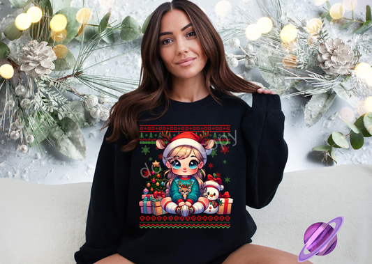 UGLY SWEATER ANA CREWNECK SWEATSHIRT