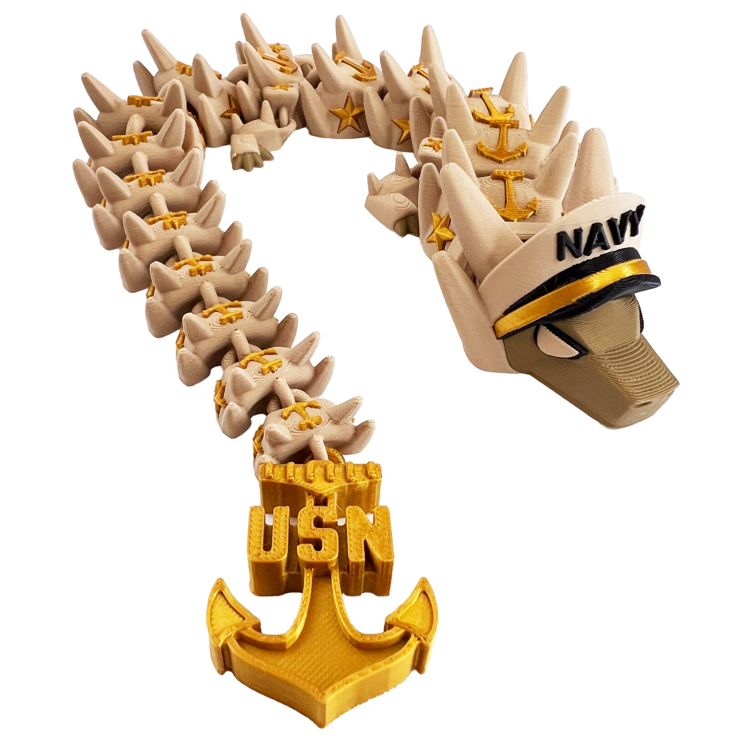3D PRINTED NAVY DRAGON