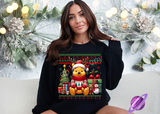 UGLY SWEATER BEAR CREWNECK SWEATSHIRT