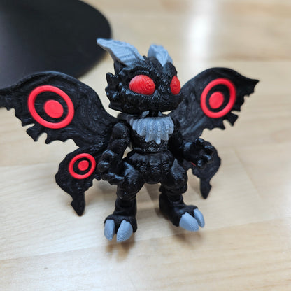 MOTH MAN-3D PRINTED STRAW BUDDY