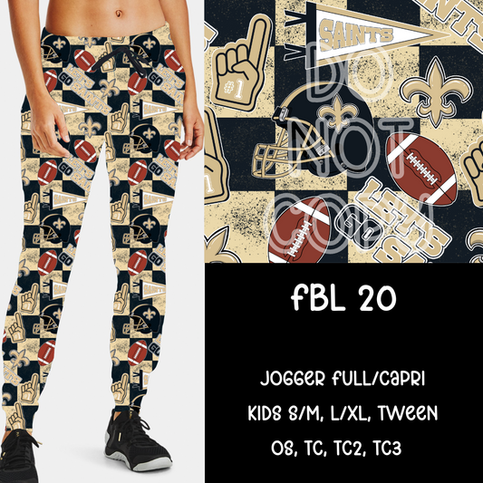 FBL20 - FBL BOTTOMS - JOGGER /CAPRI PREORDER CLOSING 9/10