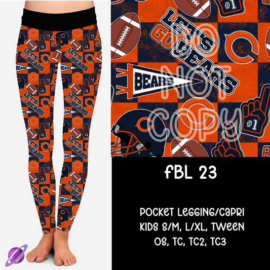 FBL23 - FBL BOTTOMS - LEGGING/CAPRI PREORDER CLOSING 9/10