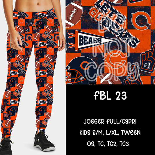 FBL23 - FBL BOTTOMS - JOGGER /CAPRI PREORDER CLOSING 9/10