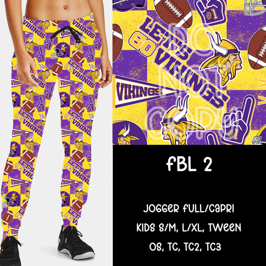 FBL2 - FBL BOTTOMS - JOGGER /CAPRI PREORDER CLOSING 9/10