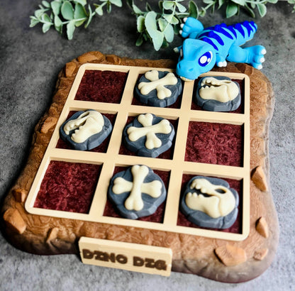 DINO DIG MAGNETIC TIC TAC TOE- 3D PRINTED