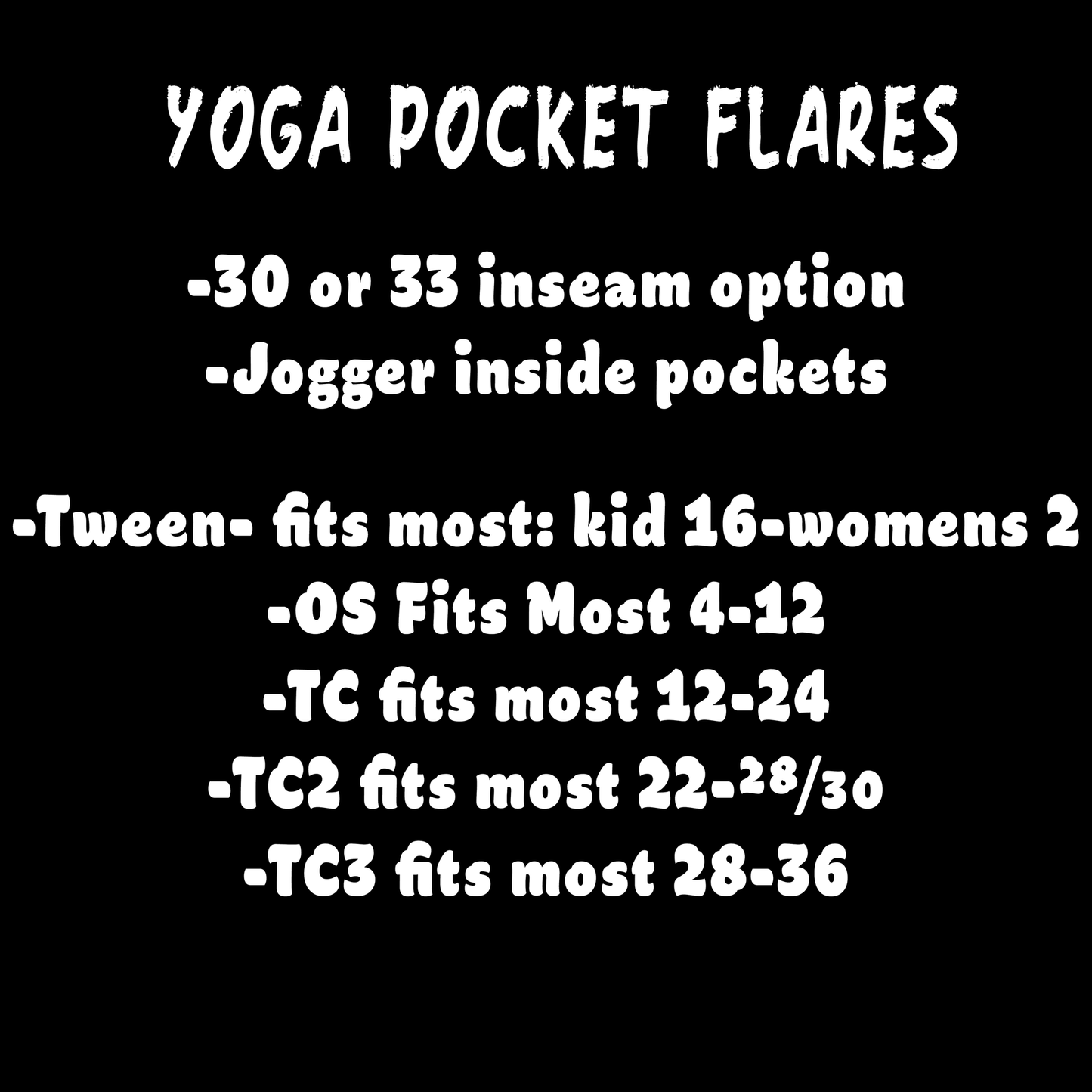 POCKET YOGA FLARES - COTTAGE MERMAID