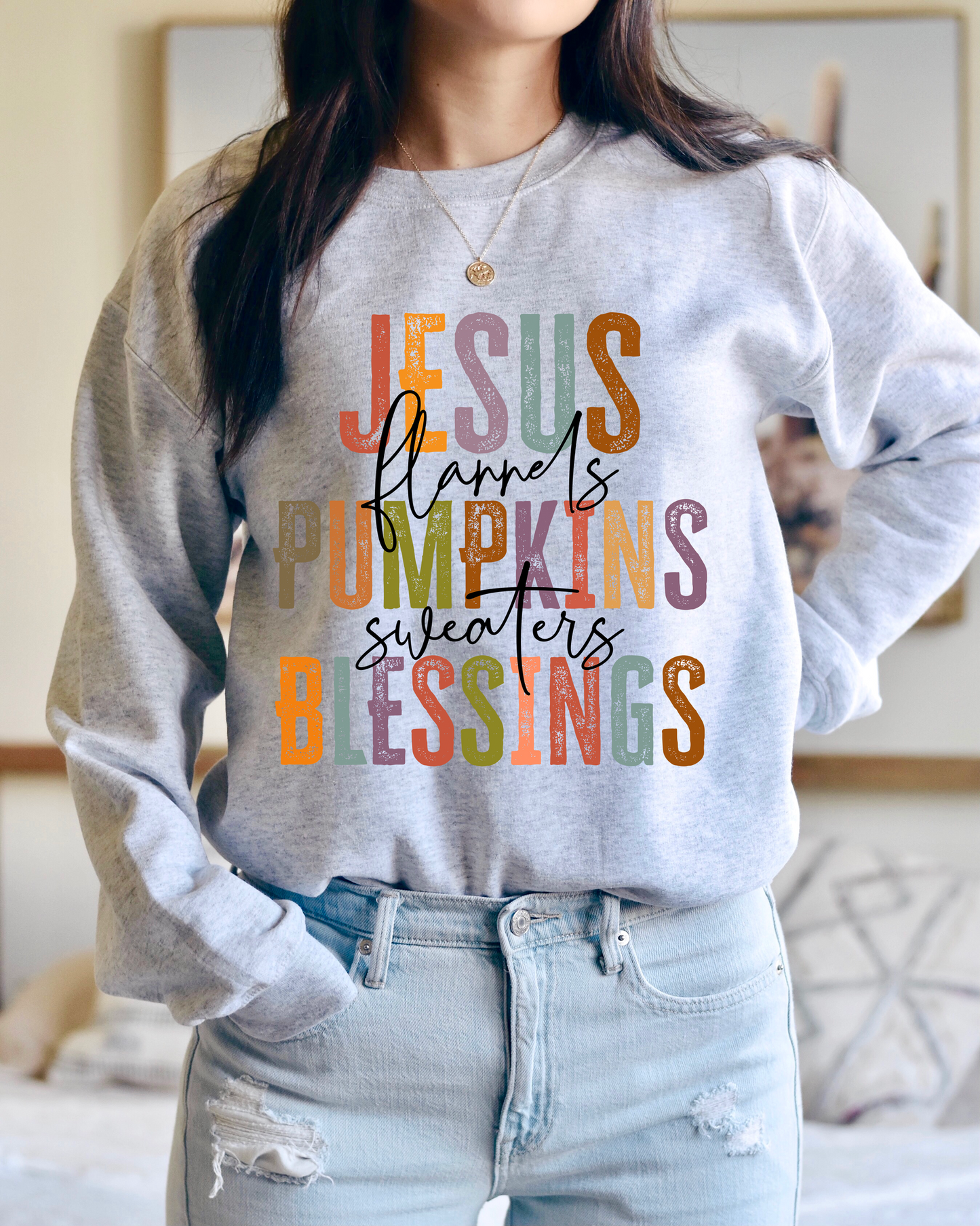 JESUS PUMPKINS BLESSINGS TEE