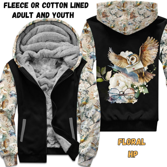 FLORAL HP- FLEECE/COTTON LINED JACKETS RUN 12 PREORDER CLOSING 11/29