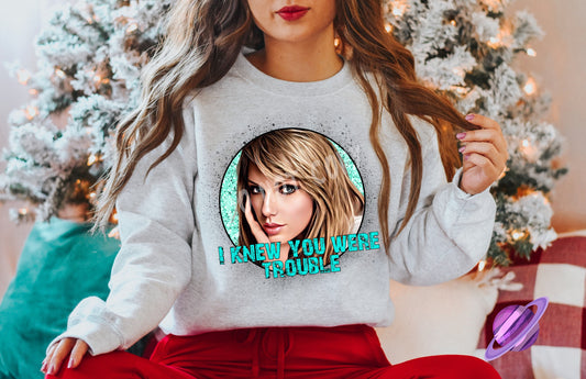 TROUBLE - CREW NECK SWEATSHIRT