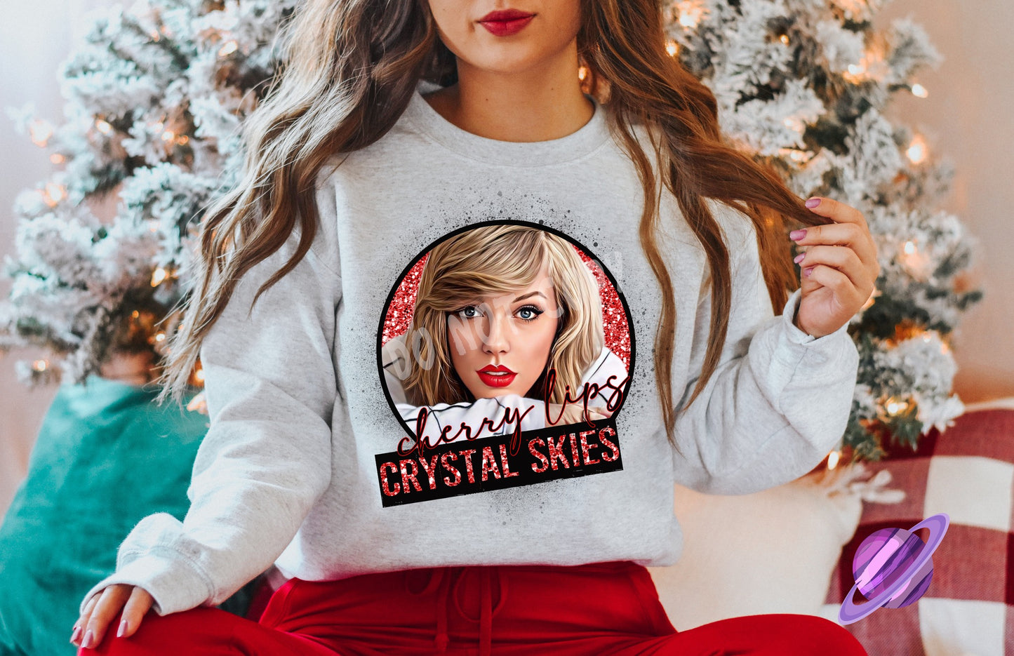 CHERRY LIPS - CREW NECK SWEATSHIRT