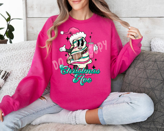 CHRISTMAS HOE CREWNECK SWEATSHIRT