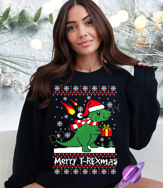 REX UGLY SWEATER CREWNECK SWEATSHIRT