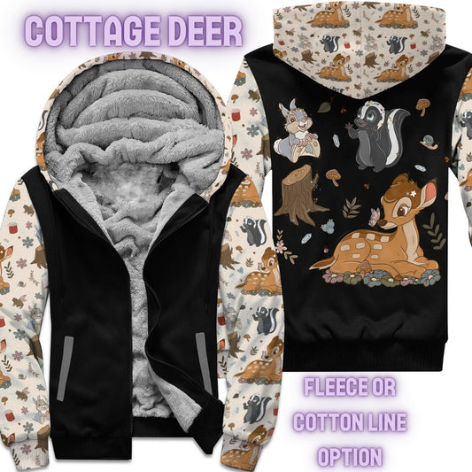 COTTAGE DEER- FLEECE/COTTON LINED JACKETS RUN 12 PREORDER CLOSING 11/29