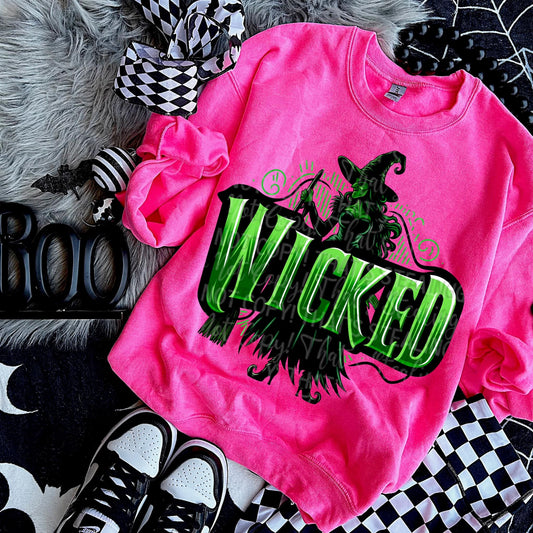 WICKED- CREW NECK SWEATSHIRT