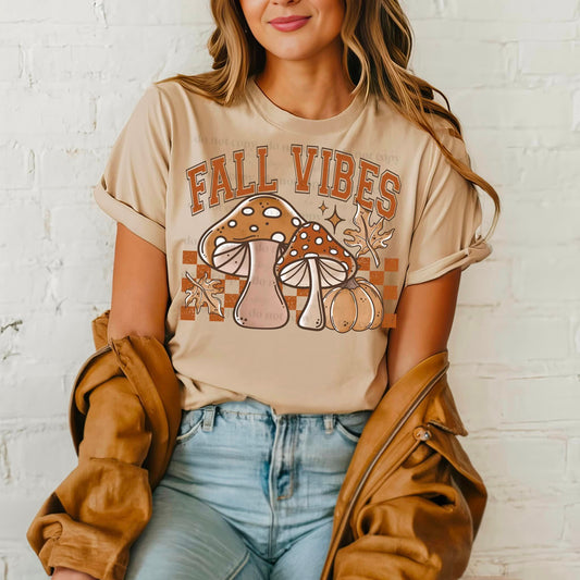 MUSHROOM FALL VIBES TEE