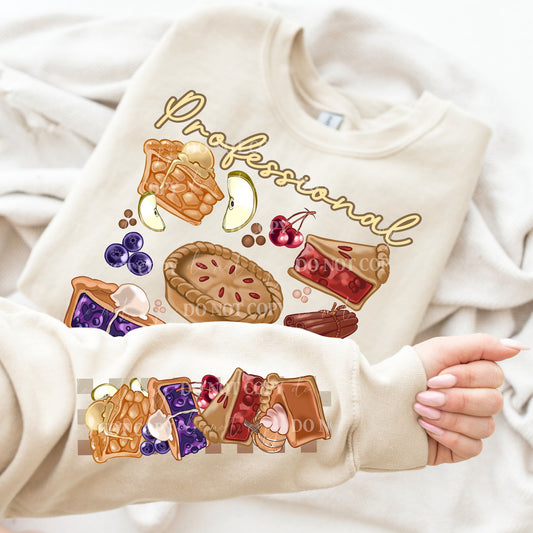 PROFESSIONAL PIE EATER SWEATSHIRT W/ SLEEVE PRINT