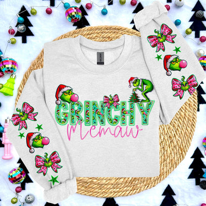 GRINCHY NAME SWEATSHIRTS