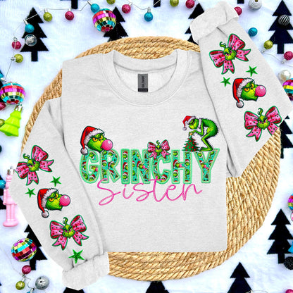 GRINCHY NAME SWEATSHIRTS